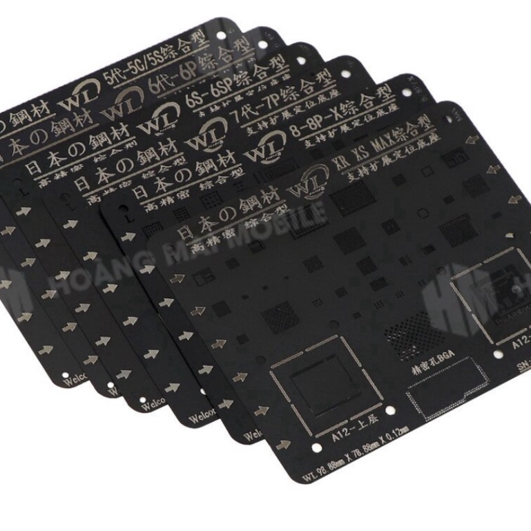 Vỉ tạo chân IC/CPU WL 6G-16PM màu đen