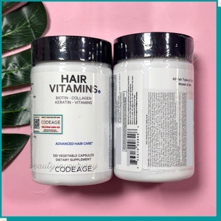 TPBVSK Viên Uống Codeage Bảo Vệ Sức Khỏe Hair, Hộp 120 Viên