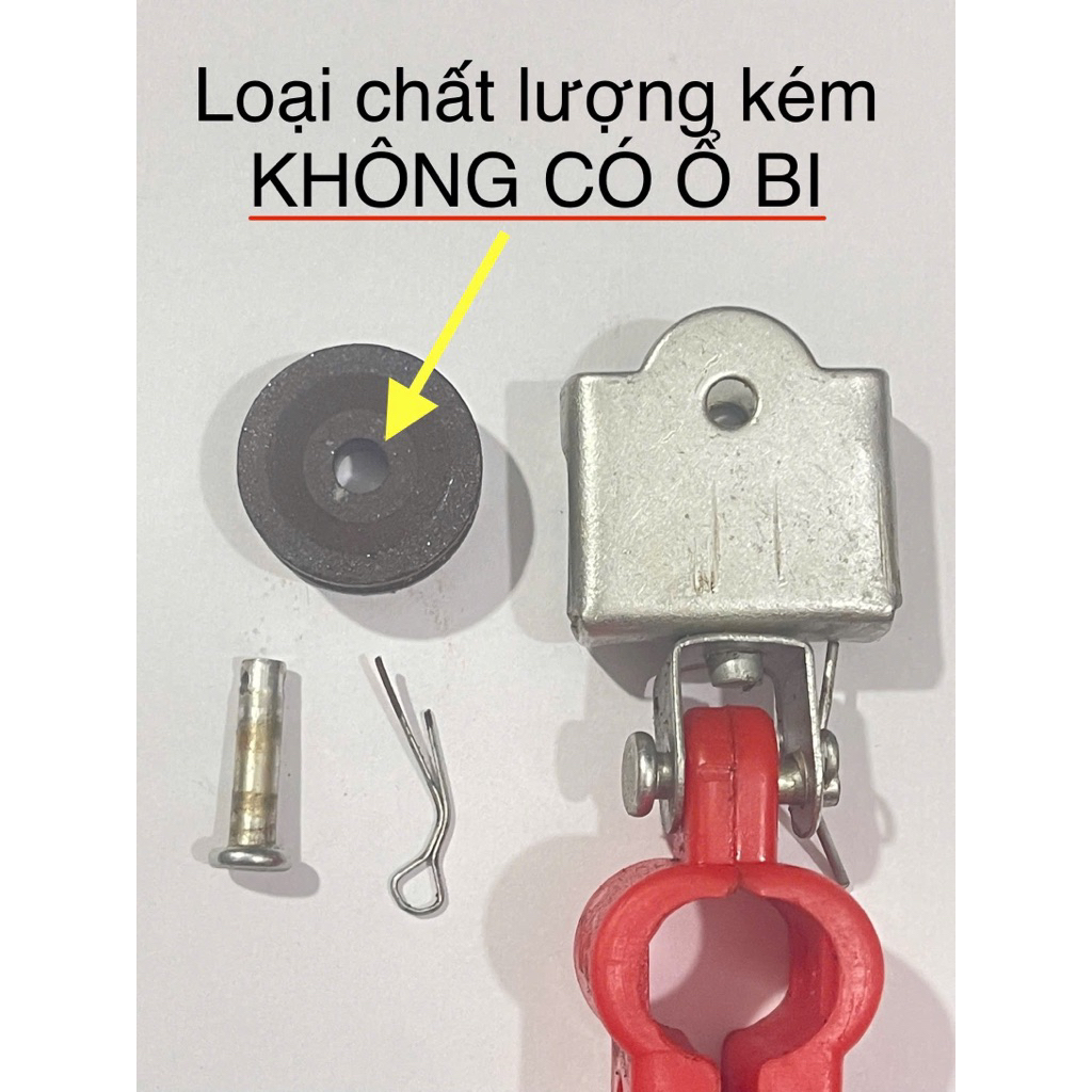 Ròng rọc cáp tròn (có ổ bi), con lăn treo, ròng rọc chạy trên cáp thép ...