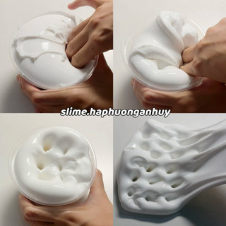 Slime Basic Trắng “ SỮA BÓNG ‘’ // Đồ chơi chất nhờn ma quái // Slimehaphuonganhuy