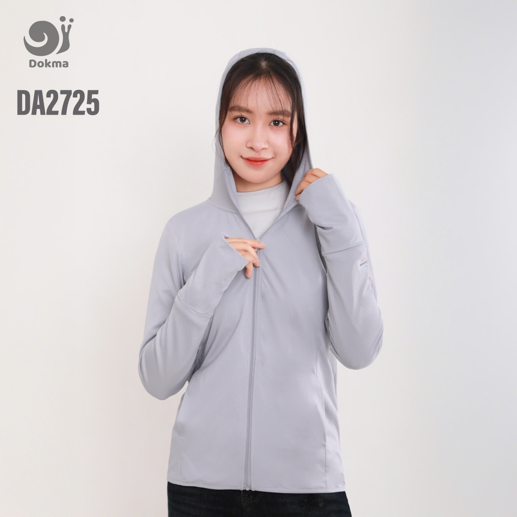 (32-47kg, 11-15Y) Áo Chống Nắng Dokma Thời Trang Chống Tia UV Siêu Mềm Co Dãn DA1494 DA2725