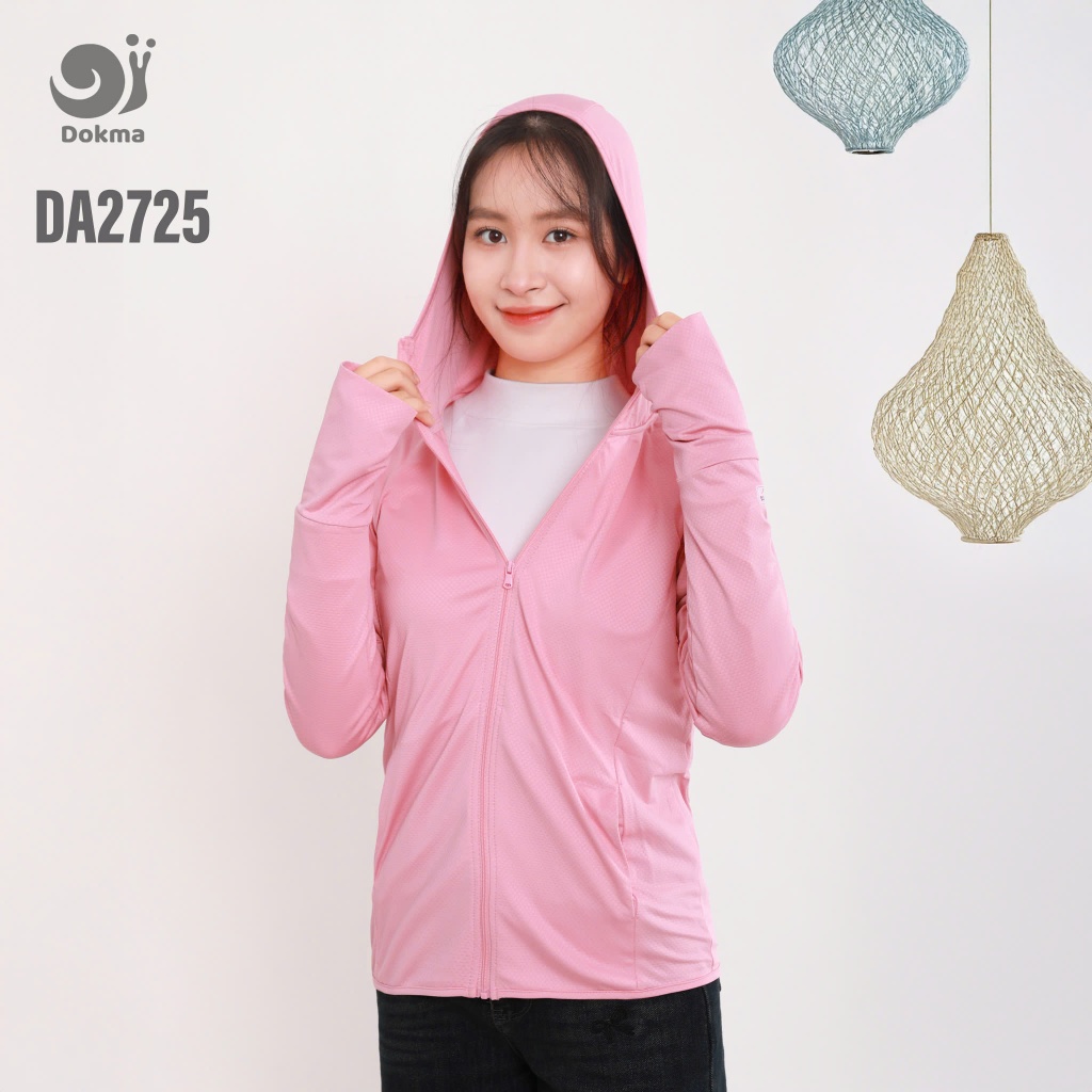(32-47kg, 11-15Y) Áo Chống Nắng Dokma Thời Trang Chống Tia UV Siêu Mềm Co Dãn DA1494 DA2725