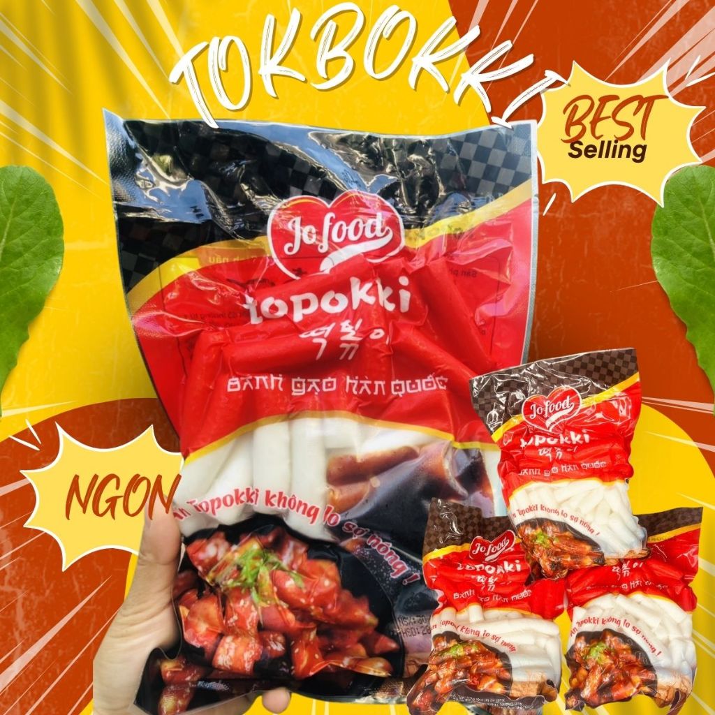 sỉ 5kg bánh gạo tokbokki (bánh gạo Jofood)