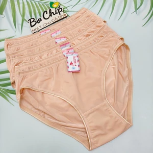 QUẦN THUN LẠNH SIÊU MÁT BIGSIZE SIÊU TO CẠP CAO CO GIÃN MỀN MẠI MÀU DA- Bơ Chip Quần Lót Nữ