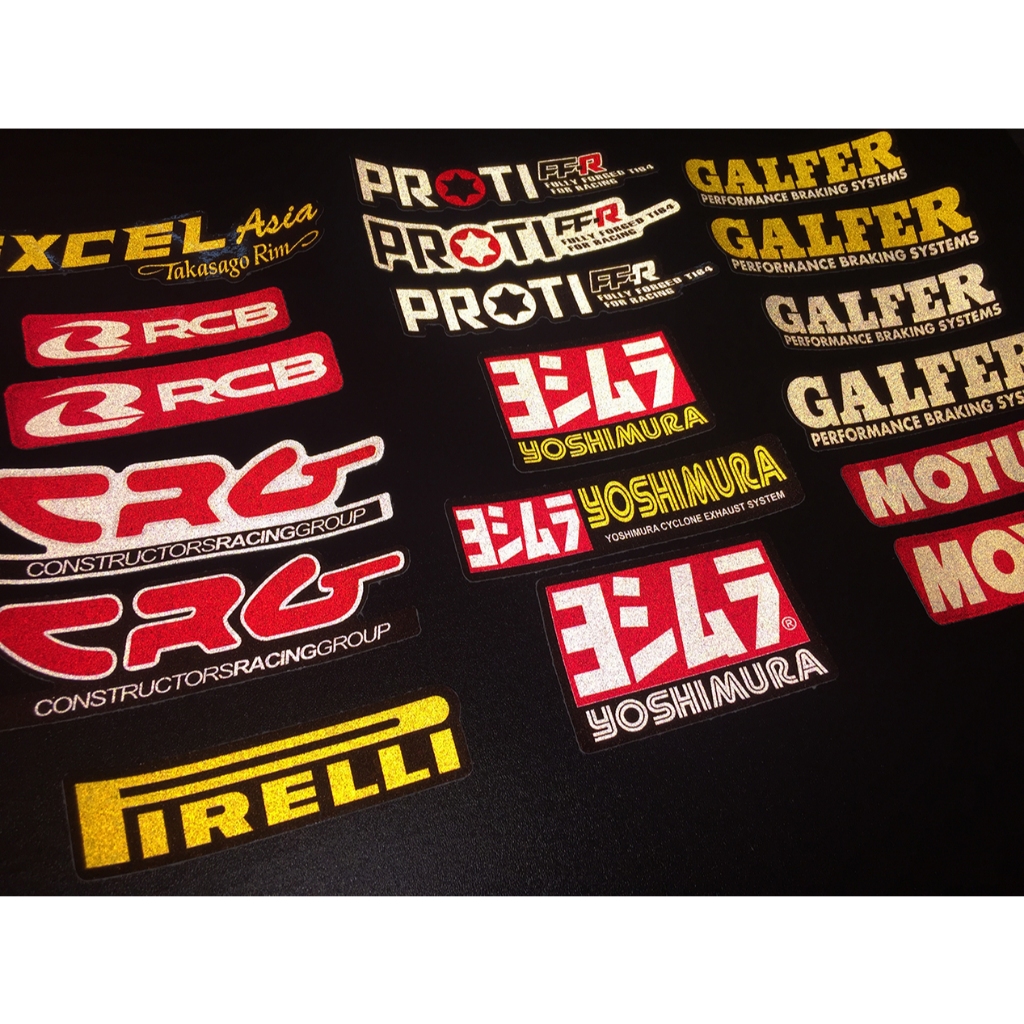 18 mẫu logo phản quang 3M siêu phát sáng. Decal hình dán cao cấp, bền đẹp không bay màu, chống nước