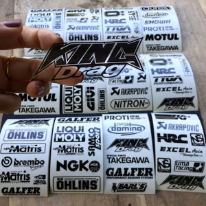 Logo trong suốt đủ kiểu. Decal cao cấp chống nước, không bay màu. Hình dán trang trí