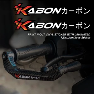 Tem Kabon dán tay thắng. Logo sticker dán xe, decal chống nước cao cấp. Phụ tùng tay thắng