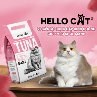 [SALMON] Hạt HELLO CAT Vị Cá Hồi Thức Ăn Khô Dành Cho Mèo Giảm Mùi Hôi Phân