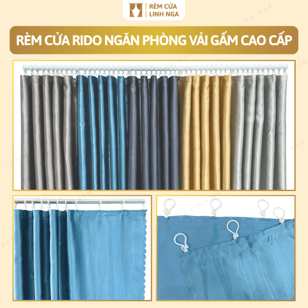 Rèm Cửa RIDO Ngăn Phòng, Rèm Giường Tầng Ký Túc Xá, Chống Nắng Tốt ...
