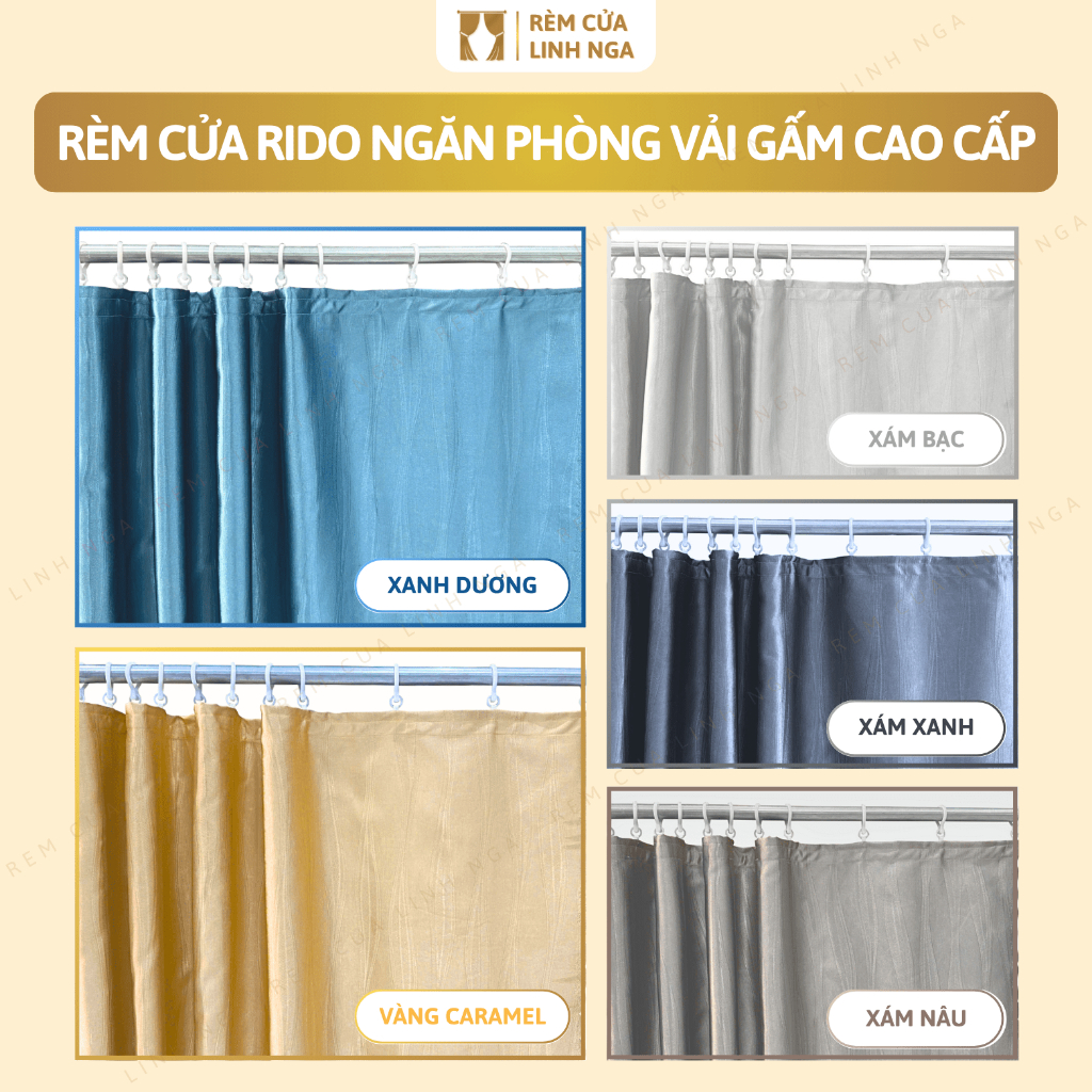 Rèm Cửa RIDO Ngăn Phòng, Rèm Giường Tầng Ký Túc Xá Chống Nắng Tốt, Tiết ...