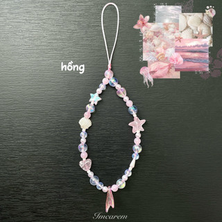 Móc Khoá Đuôi Cá Mùa Hè - Dây Treo Phụ Kiện Điện Thoại Sao Biển Nhiều Màu Handmade by IMCAREM