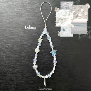 Móc Khoá Đuôi Cá Mùa Hè - Dây Treo Phụ Kiện Điện Thoại Sao Biển Nhiều Màu Handmade by IMCAREM