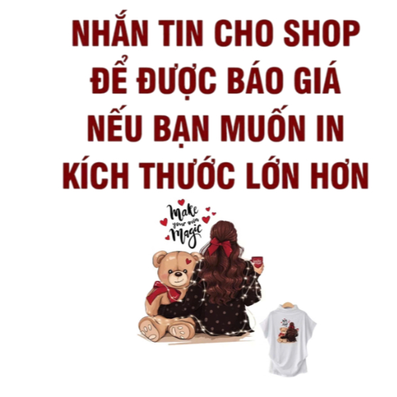 [HỎA TỐC]Hình in pét ép nhiệt quần áo theo yêu cầu gửi mẫu cho shop qua mục chát,ủi tại nhà bằng bàn ủi,thao tác đơn gản