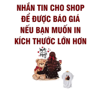 Hình in pét ép nhiệt quần áo theo yêu cầu gửi mẫu cho shop qua mục chát,ủi tại nhà bằng bàn ủi,thao tác đơn gản