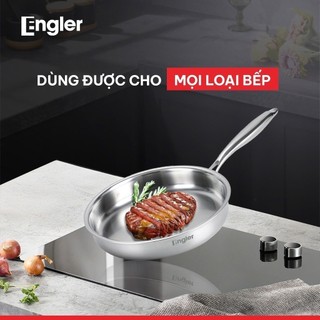 Chảo chống dính Gezer Engler EL3801 đáy từ 5 lớp nguyên khối, bền đẹp, chống trầy, dùng mọi bếp