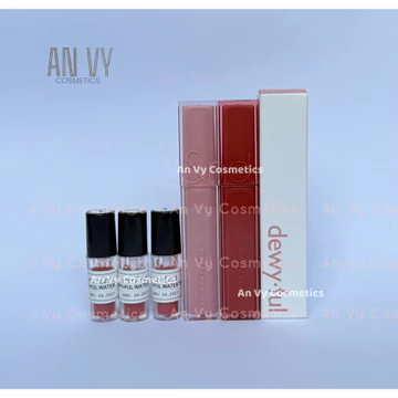 [Chiết] Son tint bóng RM Dewyful Water Tint chiết 0,5g đủ màu