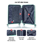 [⚡TOP 1 BÁN CHẠY] Vali Kéo MIA Larita ROTA - Size 20/24/28 Inch, Nhựa PP Dẻo, Hạn Chế Bể Vỡ, Khóa Số TSA, Bảo Hành TĐ — ảnh 6