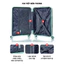 Vali Kéo MIA Larita ROTA - Size 20/24/28 Inch, Nhựa PP Dẻo, Hạn Chế Bể Vỡ, Khóa Số TSA, Bảo Hành TĐ