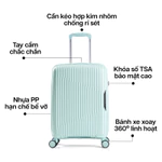[⚡TOP 1 BÁN CHẠY] Vali Kéo MIA Larita ROTA - Size 20/24/28 Inch, Nhựa PP Dẻo, Hạn Chế Bể Vỡ, Khóa Số TSA, Bảo Hành TĐ — ảnh 3
