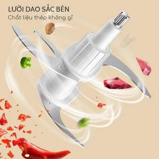 Máy xay thịt đa năng Engler EL5145 2 lưỡi inox sắc bén, cối 2L thủy tinh dày, công suất 500W