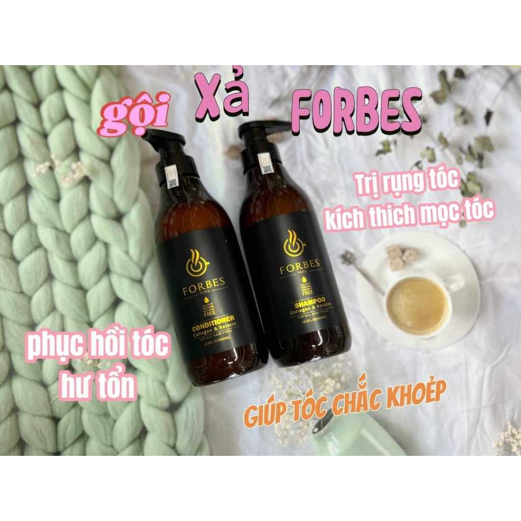 Cặp gội xả kích mọc chống rụng tóc Forbes 500ml