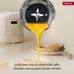 Máy Làm Sữa Hạt Đa Năng Fujihome SM01A – Đa Năng 9 Trong 1, Sữa Mịn – Cháo Ngon – Súp Nóng ✨ — ảnh 8