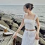 Sét Bộ Maxi Thời Trang Áo Đan Dây – Dịu Dàng, Nữ Tính, Tôn Dáng