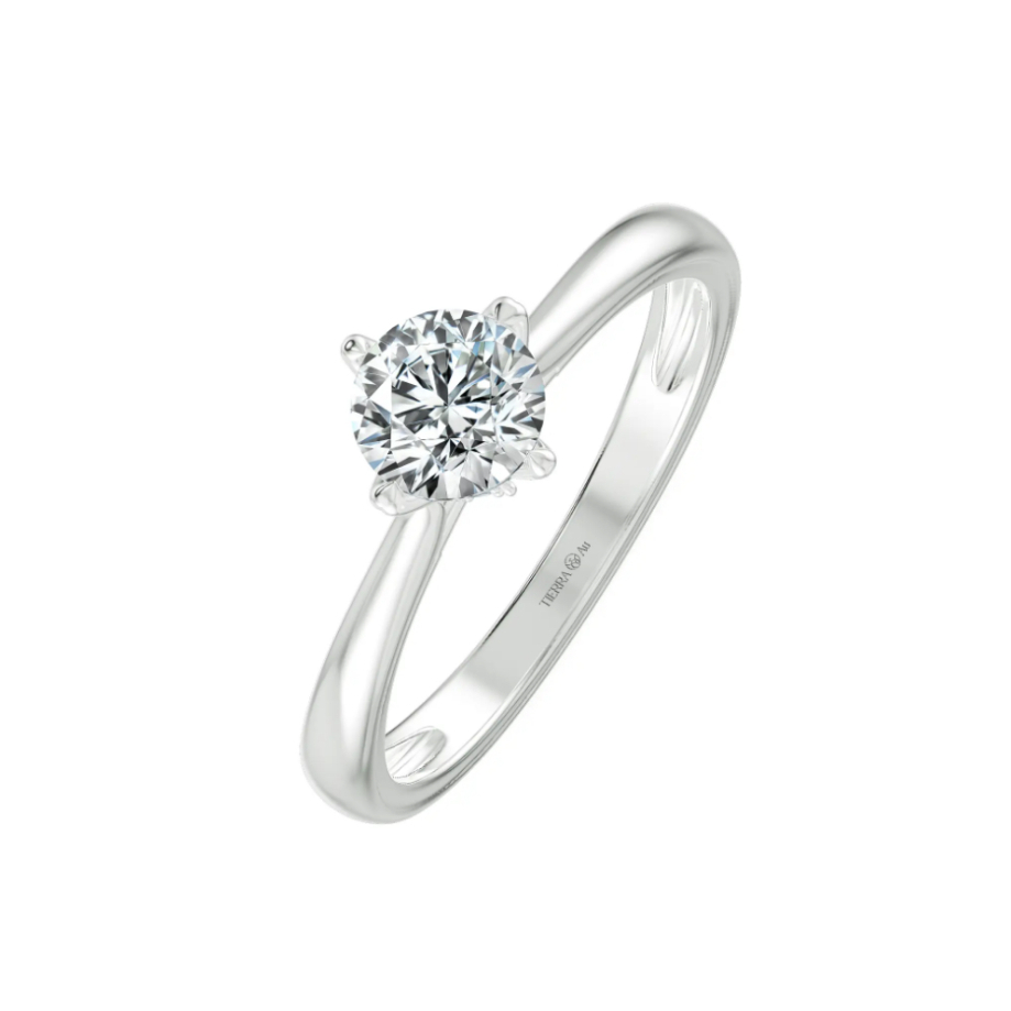 [CHAT TRƯỚC KHI ĐẶT] Nhẫn Cầu Hôn Tierra Tiny Bauquet NCH1310 Vàng 14K 18K Tấm CZ, Kiểu Dáng Solitaire Cổ Điển