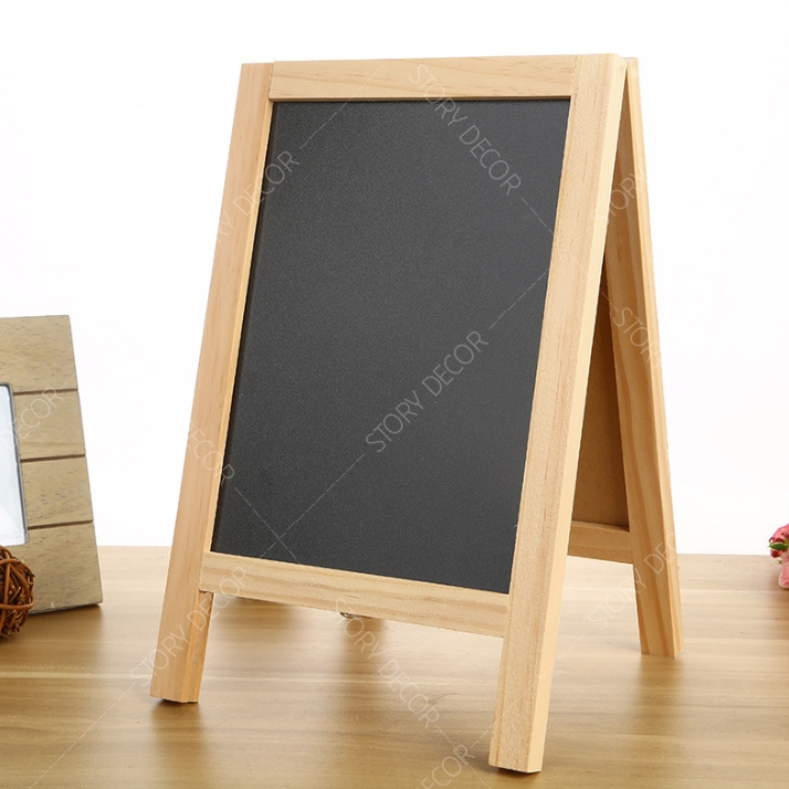 Bảng đen menu mini 2 mặt để bàn, dùng trng quán cafe, quán trà sữa, quán ăn, nhà hàng, khách sạn, bảng báo