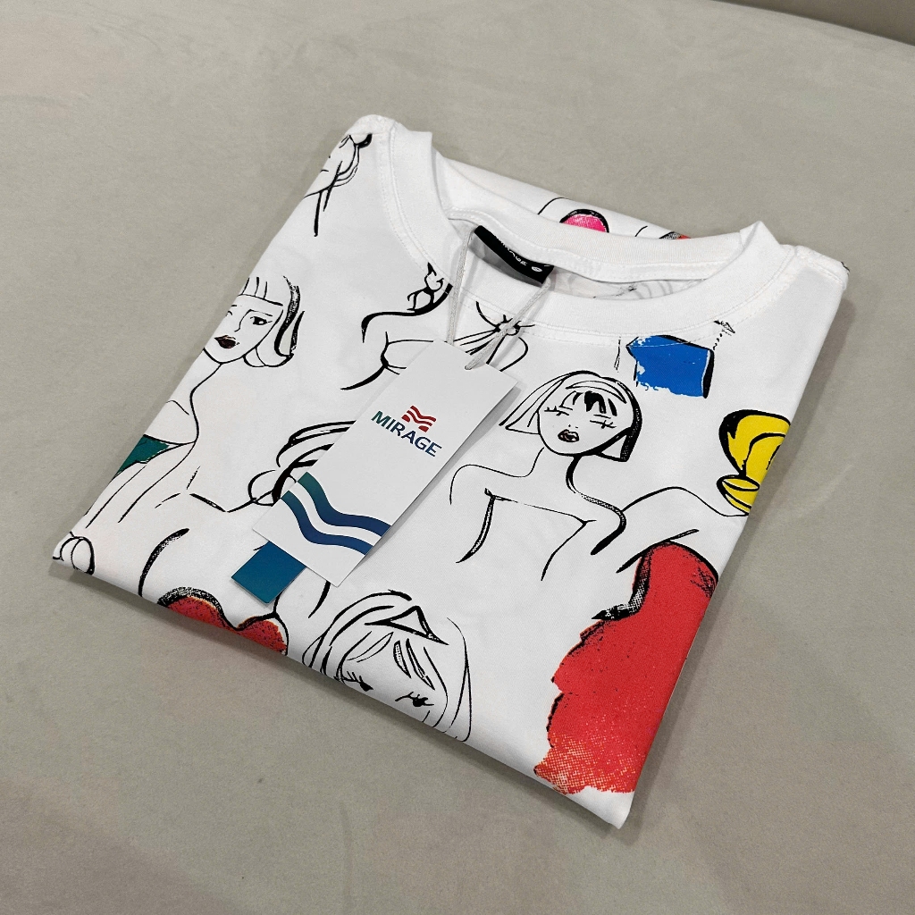 Áo Thun Mirage In Full Local Brand Chất 100% Cotton Mềm Mịn Thoáng Mát
