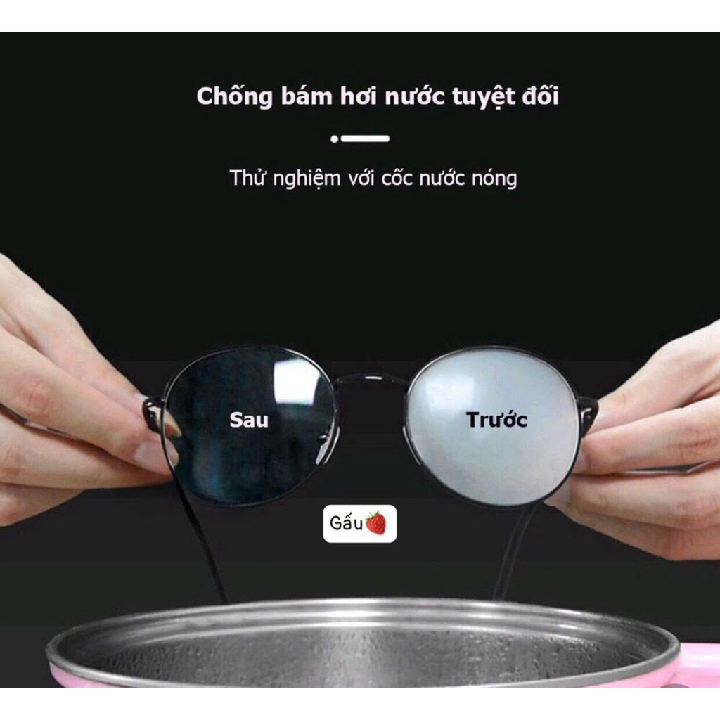 Hộp 100 miếng bông lau kính nano