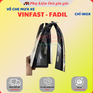 Vè che mưa xe Vinfast Fadil đời 2019 - 2025 Chỉ INOX cao cấp, dày dặn, sáng bóng