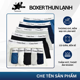Combo 5 Quần Sịp Nam Đùi XÊ KA Thun Lạnh Co Giãn Thoáng Mát, Quần Lót Boxer Nam Cao Cấp - Menswear98