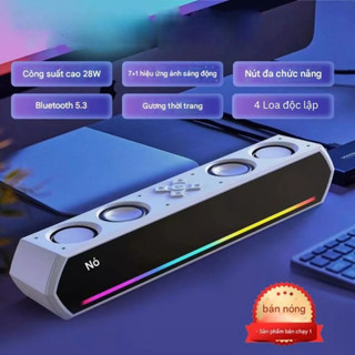 Loa Máy Tính Gaming Soundbar Bluetooth Để Bàn JK-1119 Âm Thanh Hay Bass Cực Mạnh Công Suất 28W