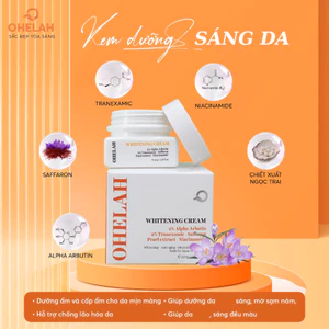 Kem Ohelah Dưỡng Trắng Giảm Thâm Nám Làm Đều Màu Da Arbutin-Tranexamic-Niacinamide Ohelah-50gam
