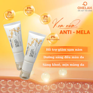 Kem Nám Ohelah (Anti Mela) 30g -giảm mờ thâm nám, trắng sáng đều màu da