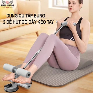Dụng Cụ Tập Bụng Đa Năng 2 Đế Chữ T Tích Hợp Dây Kéo Tập Tay Đại Nam Sport Thế Hệ Mới