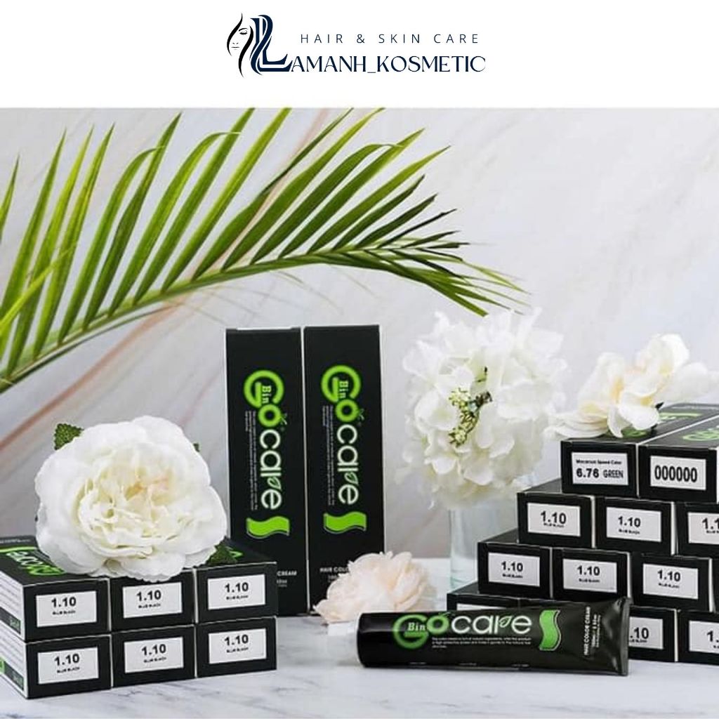 Màu nhuộm tóc Bingo care tuýp 100ml lên màu chuẩn tone mềm mượt không hại tóc