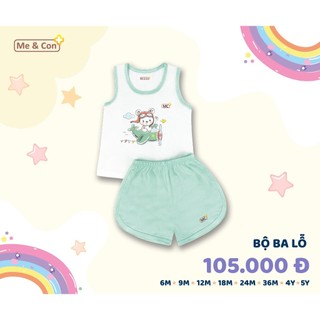 BST Ba lỗ trẻ em cute ME&CON+ thoáng mát, ba lỗ hè thoải mái cho bé vận động