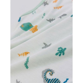 Ba lỗ cho bé họa tiết Biển xanh đáng yêu MẸ VÀ CON mềm mát, ba lỗ mùa hè thoải mái Size 6M–5Y