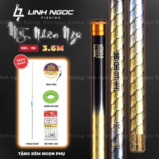 Cần Mỹ Nhân Ngư Hoàng Kim Tông Sư 10h 19i Chuyên Săn Hàng Tải Cá Lớn