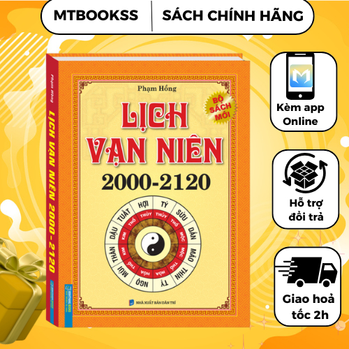 Sách - Lịch Vạn Niên 2000 - 2120