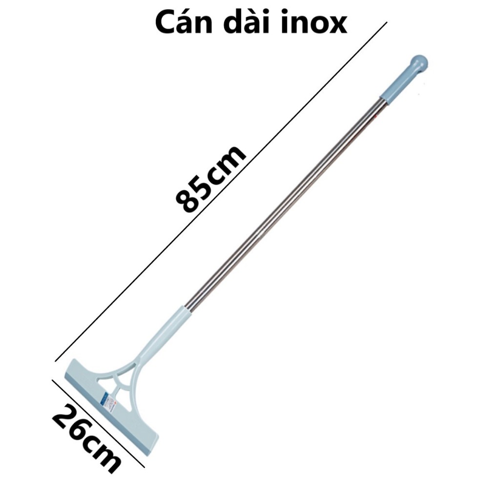 Cây gạt nước nhựa VIỆT NHẬT - Cán ngắn, cán dài inox, lau kính, vệ sinh sàn nhà tắm - 9521/2/3 AMIZIN