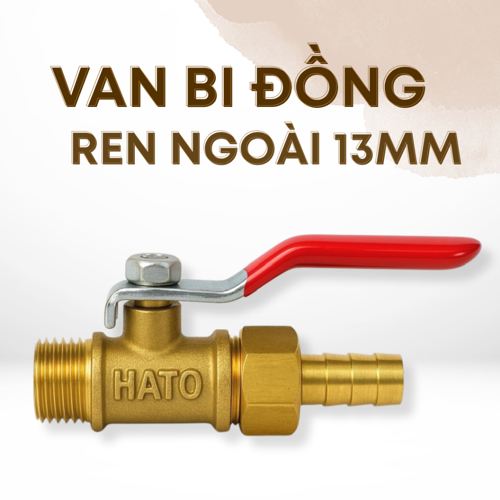 Van Bi Đồng Thau Ren Ngoài 13mm TQ | Shopee Việt Nam