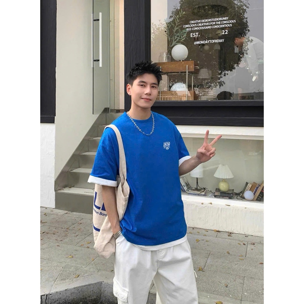 Áo thun Stee Cổ tròn ASUSYSP Localbrand ICVCVNI Unisex Cotton