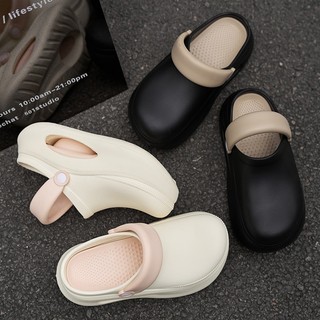 Dép sục nữ đế cao 7.5cm form trơn chống trượt Mita kiểu sandal quai hậu dễ thương CS-155