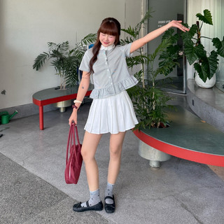 Áo Sơ Mi Nữ LAMER FASHION Cổ Phối Tầng Bèo Công Sở Trẻ Trung H61H25H015
