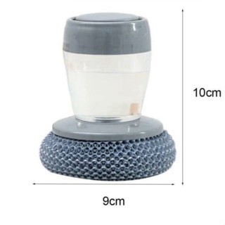 Cọ Rửa Chén Tự Châm Nước Thông Minh, Bàn Chải Rửa Chén Có Hộp Đựng Nước Rửa Chén Chà Nồi Chảo
