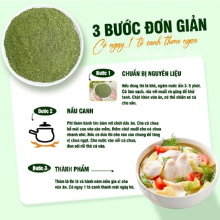 Lá thì là khô 100g, dill leaves, gia vị tẩm ướp, làm nước sốt, thơm ngon, chuẩn vị - Lãn Ông