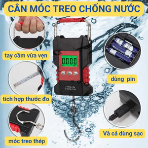 CÂN ĐIỆN TỬ CẦM TAY MINI CHỐNG NƯỚC SẠC WHA28 CADIOTO CÂN HÀNH LÝ – NHỎ GỌN, CHÍNH XÁC